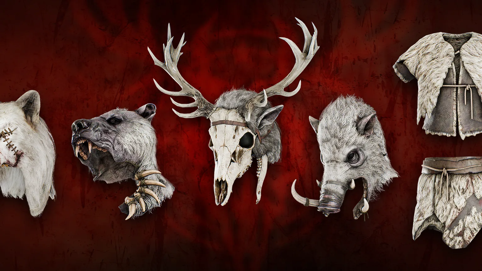 Clothing and masks made from mutant animals in SCUM