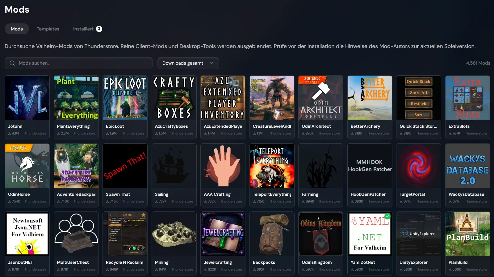 Install Thunderstore mods with a click